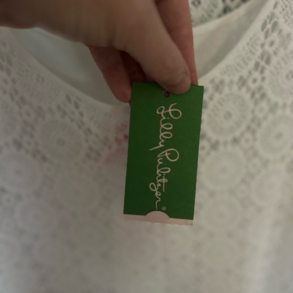 Lilly Pulitzer Topanga Resort White Breakers Lace Dress HTF NWT XL - Picture 12 of 14